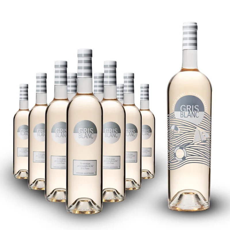 Gris Blanc offre Spéciale 12 bouteilles 2025 75cl et Magnum 20 ans Offert