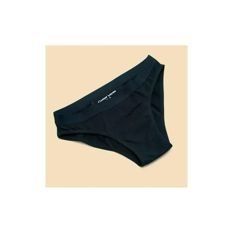 Cheeky Wipes Menstruatie ondergoed Feeling Sporty zw maat 36-38