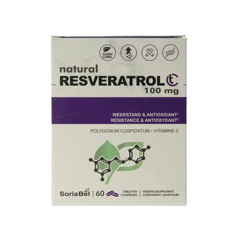 Soria Resveratrol CT 100 mg 60 tabletten
