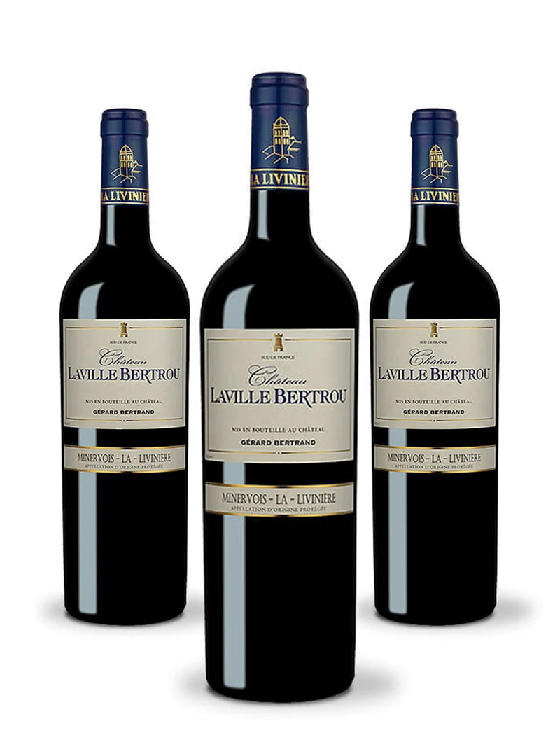 Château Laville Bertrou AOP La Livinière 2023 – Lot 3 Bouteilles 75cl vin rouge