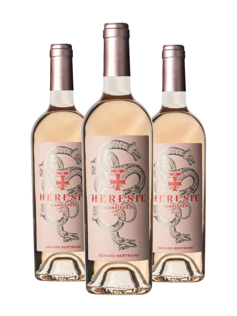 Hérésie AOP Corbières 2025 – Lot 3 Bouteilles 75cl vin rosé