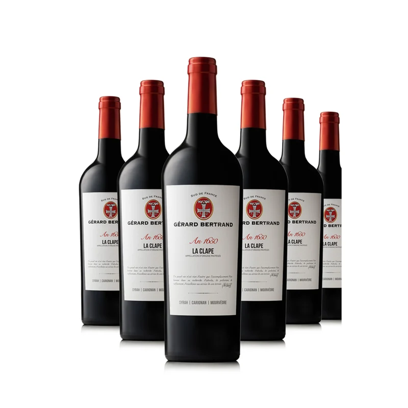 Héritage "An 1650" rouge AOP La Clape 2024 – Lot 6 Bouteilles 75cl vin rouge