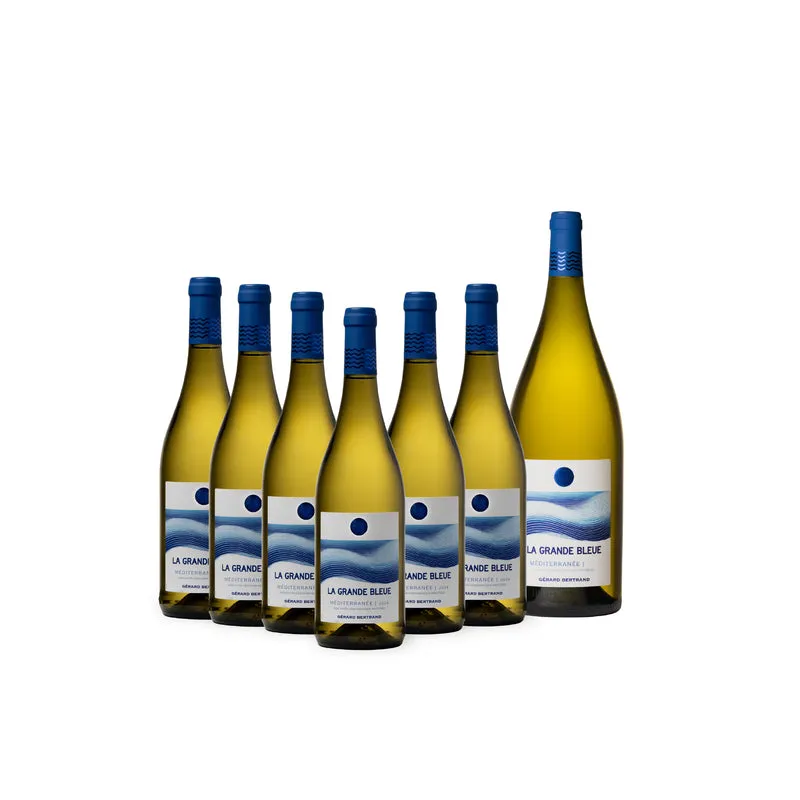 La Grande Bleue 2024 vin blanc bio Offre Spéciale 12 Bouteilles 75cl et Magnum Offert