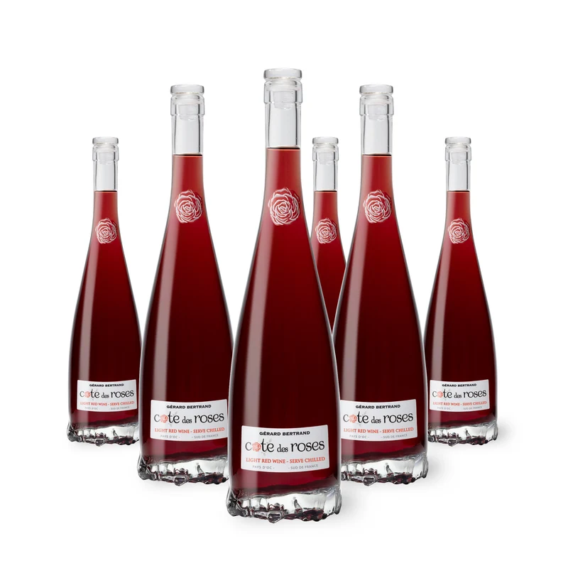 Cote des Roses Rouge léger IGP Pays d'Oc 2025 – 6 bouteilles 75cl vin rouge
