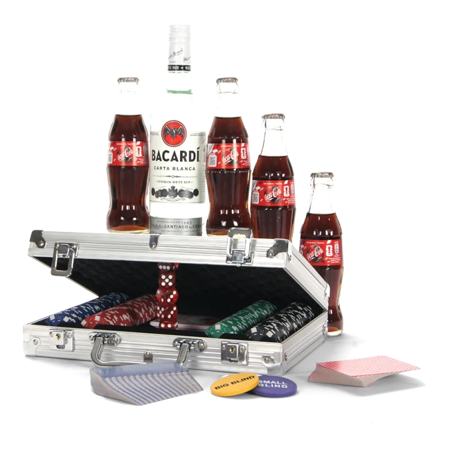 Pokeravond Set & Rum