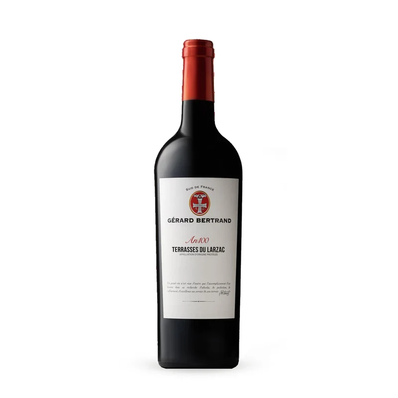 Héritage "An 100" AOP Terrasses du Larzac 2021 – Magnum (1,5L) avec caisse bois vin rouge