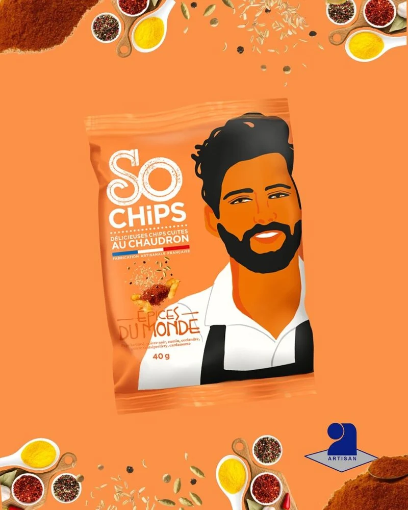 Ambachtelijke Chips met wereldkruiden - 40 g