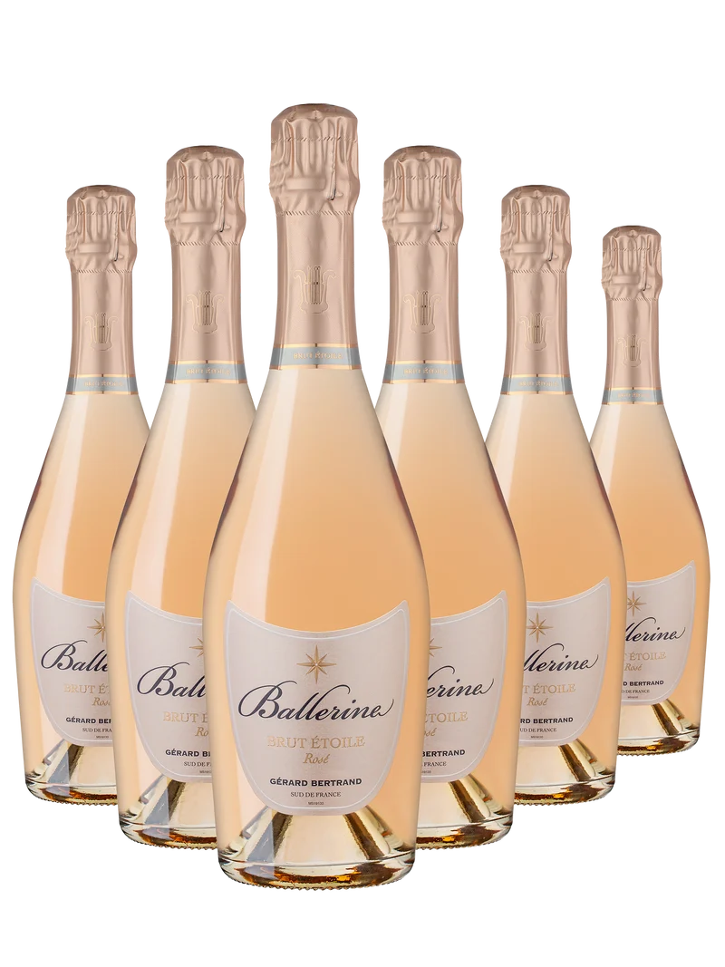 Ballerine Brut Étoilé Rosé AOP Crémant de Limoux – Non millésimé – Lot 6 Bouteilles 75cl