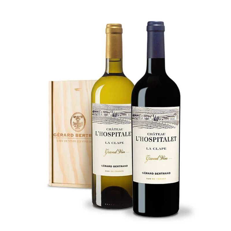 Coffret Château l'Hospitalet Grand Vin