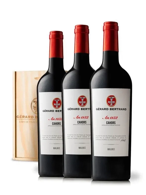 Héritage Cahors an "1152" 2023 - Coffret Bois 3 Bouteilles